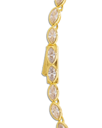 Helene Marquise Cut Tennis Necklace