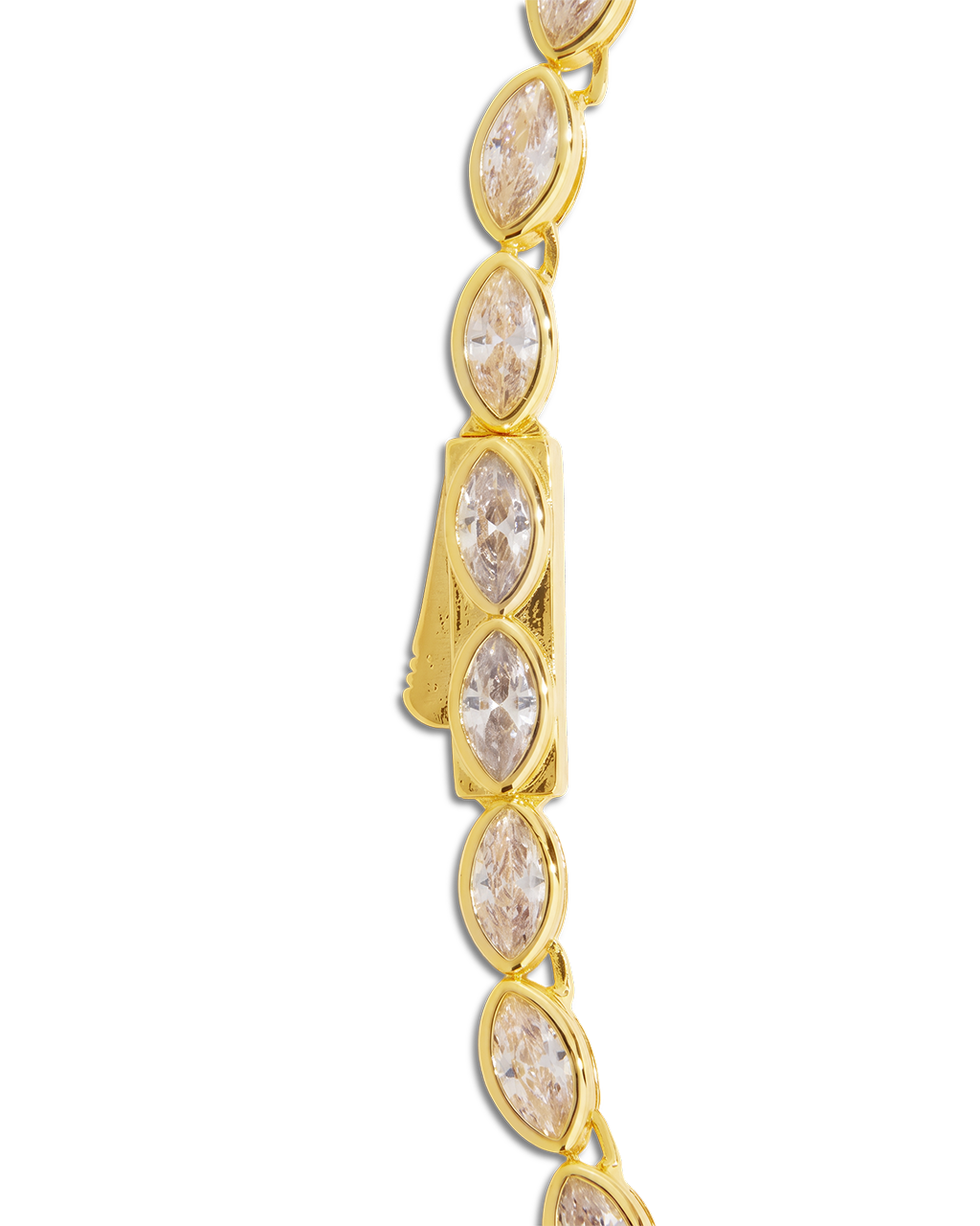 Helene Marquise Cut Tennis Necklace