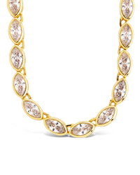 Helene Marquise Cut Tennis Necklace