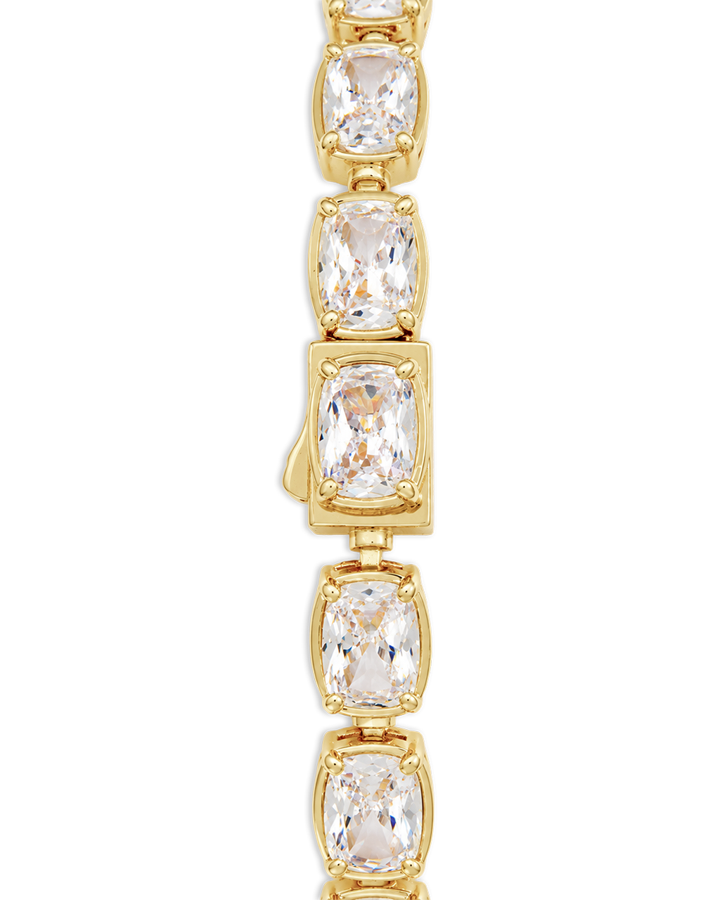 Elongated Cushion Tennis Bracelet