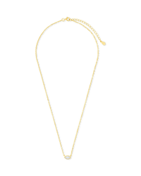 Sterling Silver Marquise Bezel Set Pendant - Sterling Forever