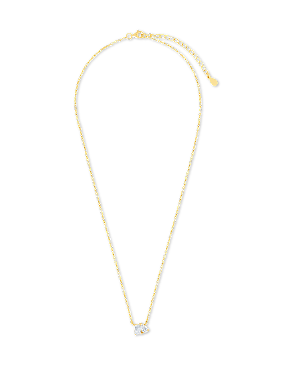 Sterling Silver Guinevere CZ Necklace - Sterling Forever