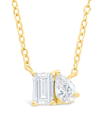 Sterling Silver Guinevere CZ Necklace - Sterling Forever
