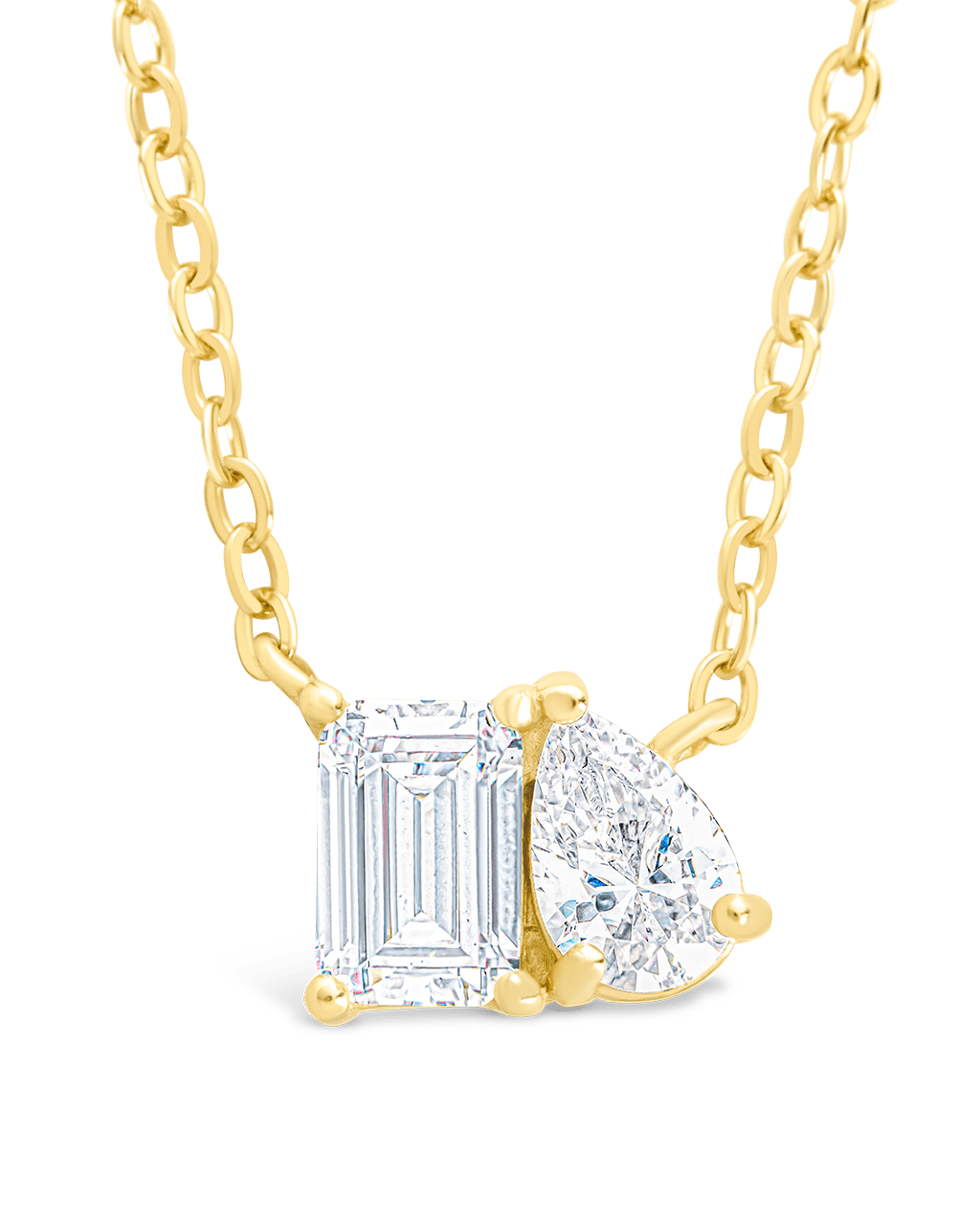 Sterling Silver Guinevere CZ Necklace - Sterling Forever