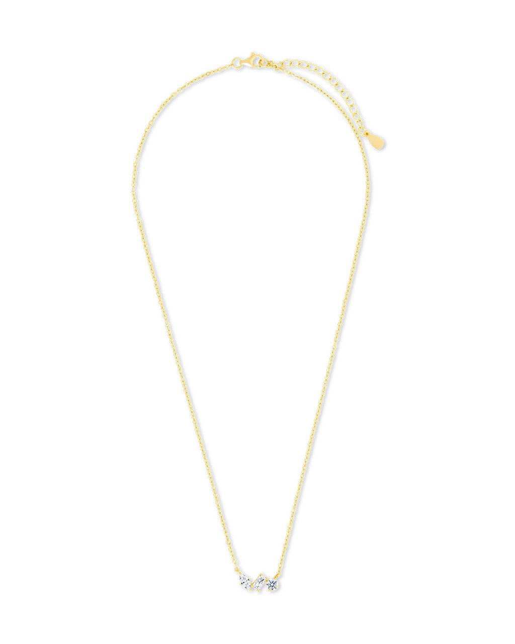 Sterling Silver Trio Cut Pendant - Sterling Forever