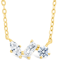 Sterling Silver Trio Cut Pendant - Sterling Forever