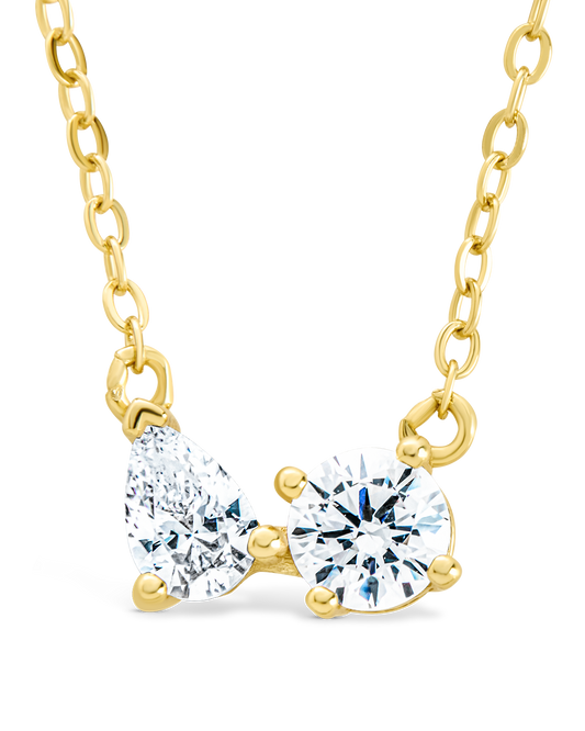 Sterling Silver Carolyn CZ Necklace