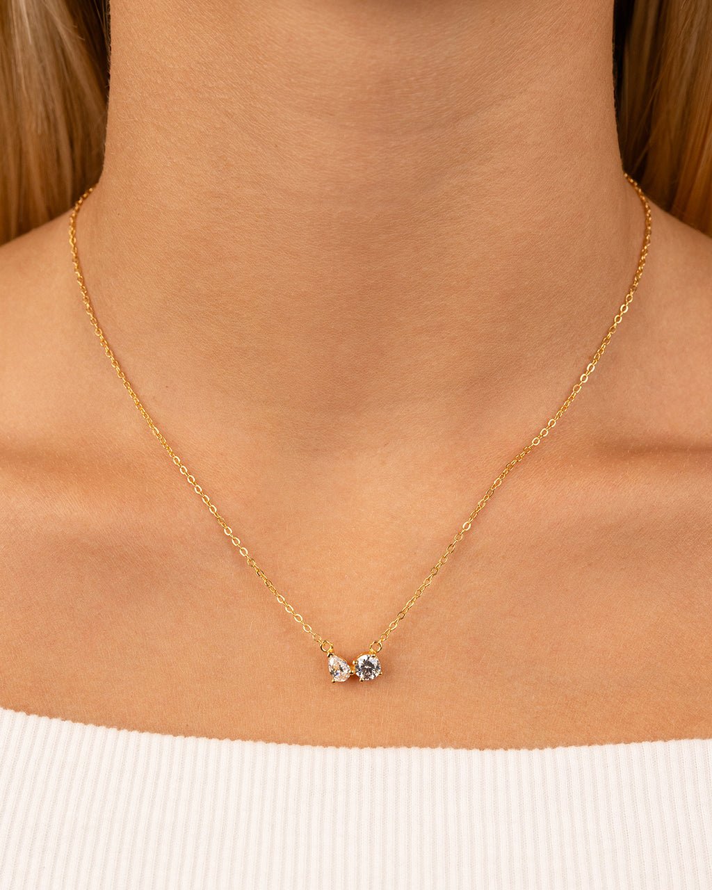 Sterling Silver Carolyn CZ Necklace - Sterling Forever