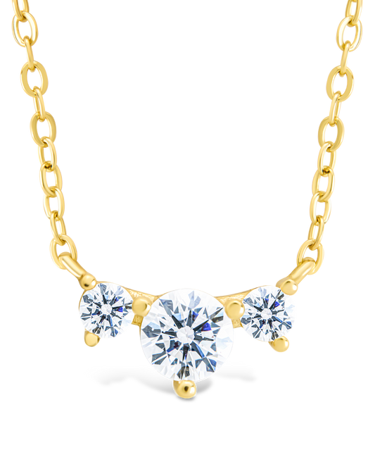 Sterling Silver Robin CZ Necklace