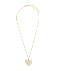 Sterling Silver CZ Statement Heart Pendant - Sterling Forever