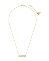 Sterling Silver Margherita Radiant Bar Necklace
