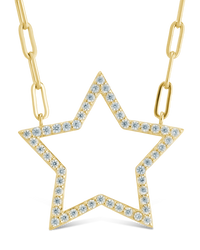 Sterling Silver Noémie Shining Star Necklace