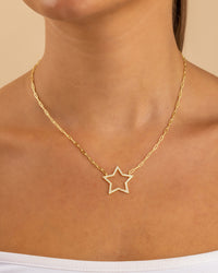 Sterling Silver Noémie Shining Star Necklace