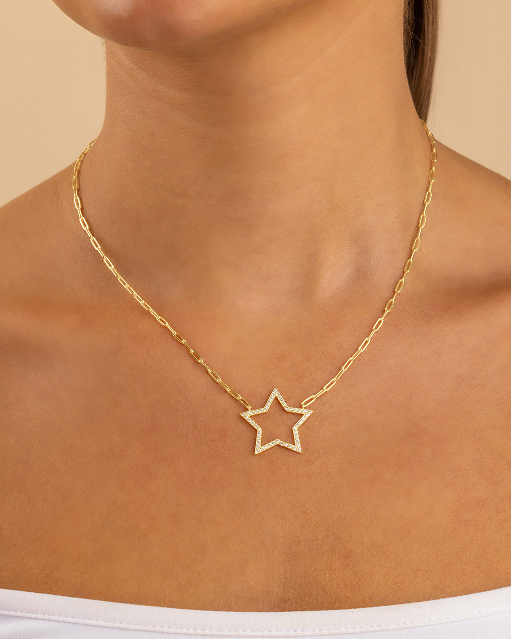 Sterling Silver Noémie Shining Star Necklace