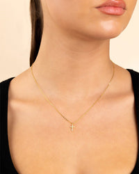 Sterling Silver Sinead Sparkling Cross Pendant - Sterling Forever