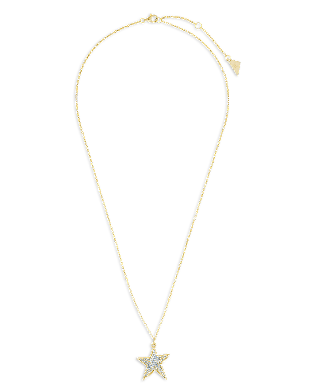 Pave CZ Star Pendant - Sterling Forever