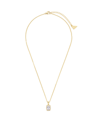 Sterling Silver Mini Elongated Cushion Necklace
