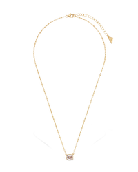 Sterling Silver Mini Elongated Cushion Paperclip Chain Necklace