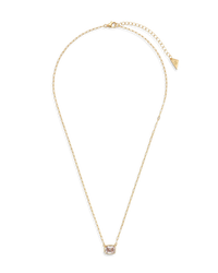Sterling Silver Mini Elongated Cushion Paperclip Chain Necklace
