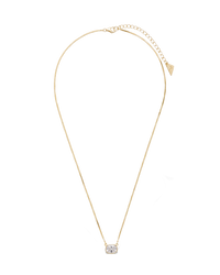 Sterling Silver Mini Elongated Cushion Box Chain Necklace