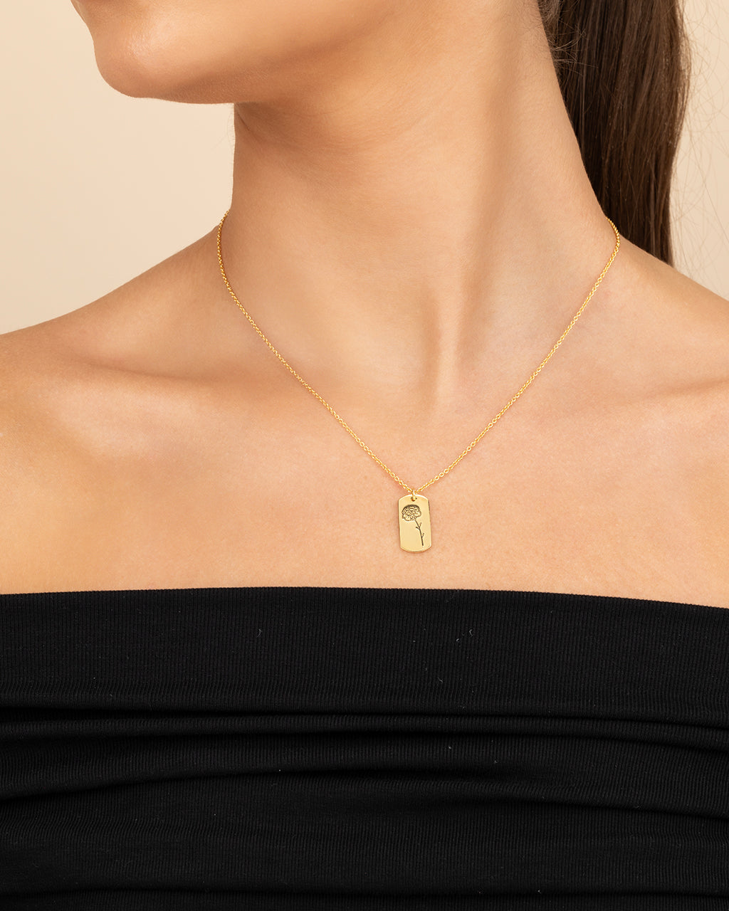 Birth Flower Pendant