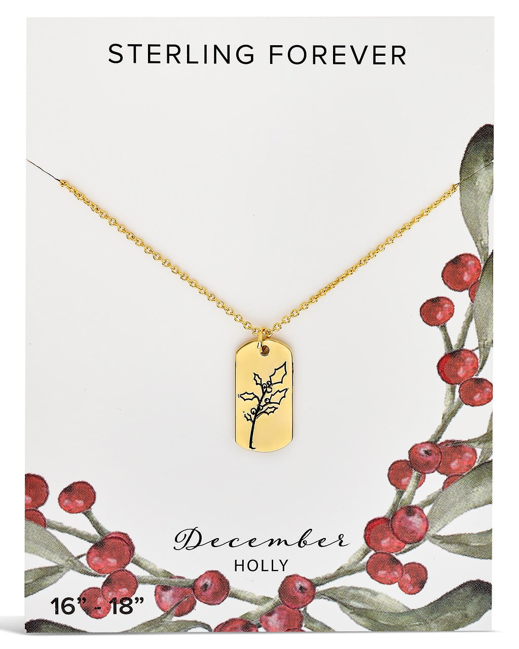 Birth Flower Pendant Necklace Sterling Forever 