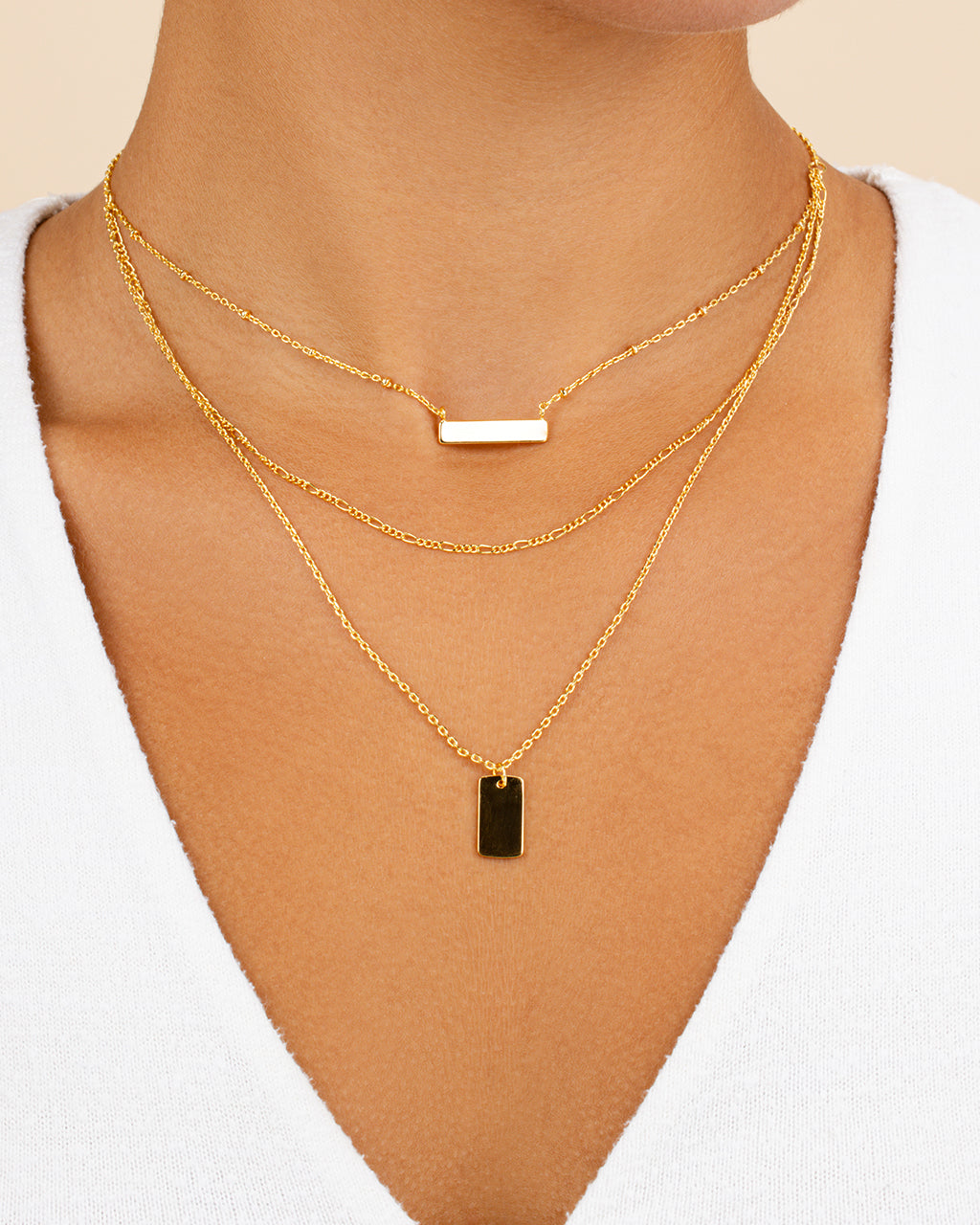PRY シュウト　Layered Bar Necklace [slv925] Layered Bar Necklace [slv925] – PRY