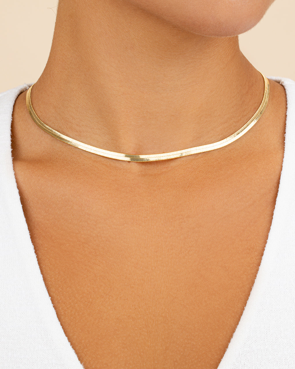 Herringbone Chain Necklace