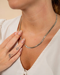 Sterling Silver Herringbone Chain - Sterling Forever