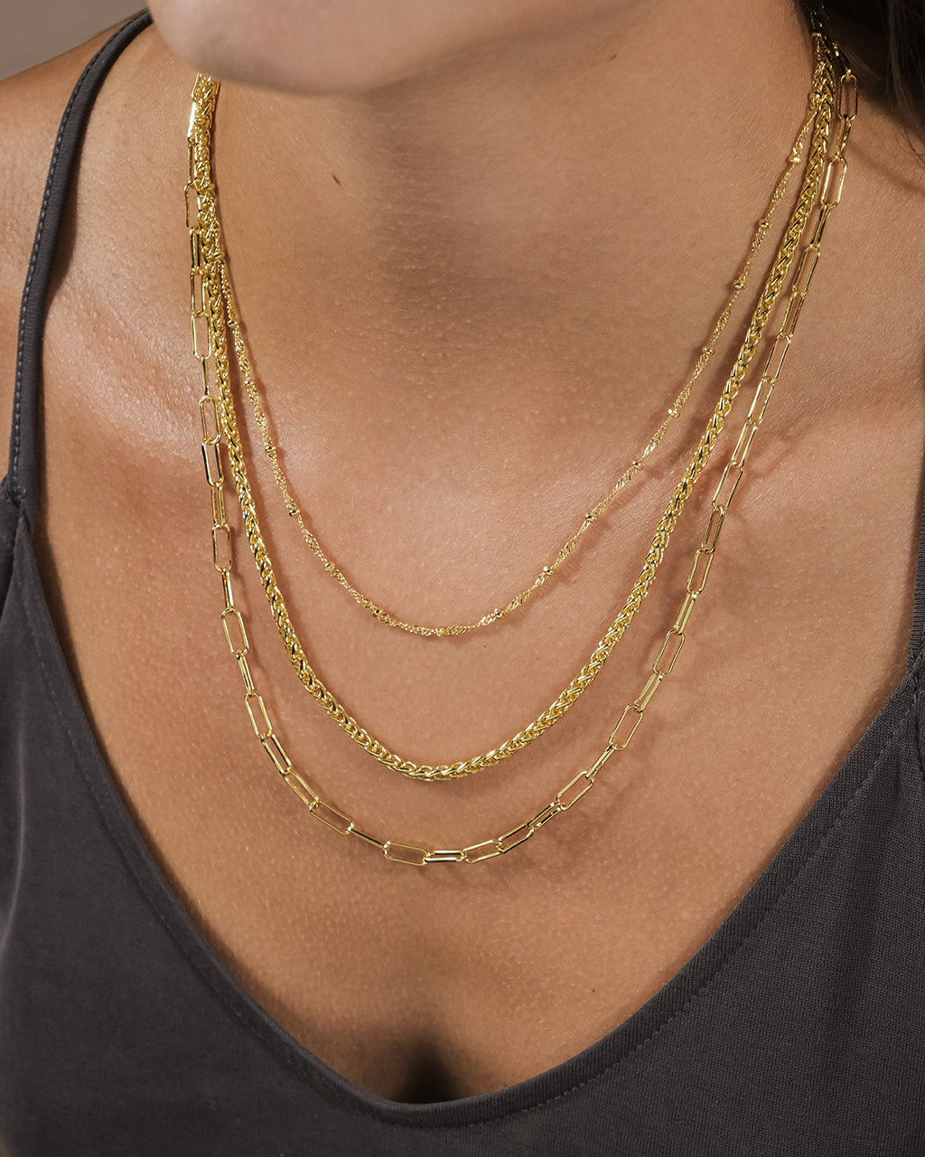 Parisa Layered Chain Necklace – Sterling Forever