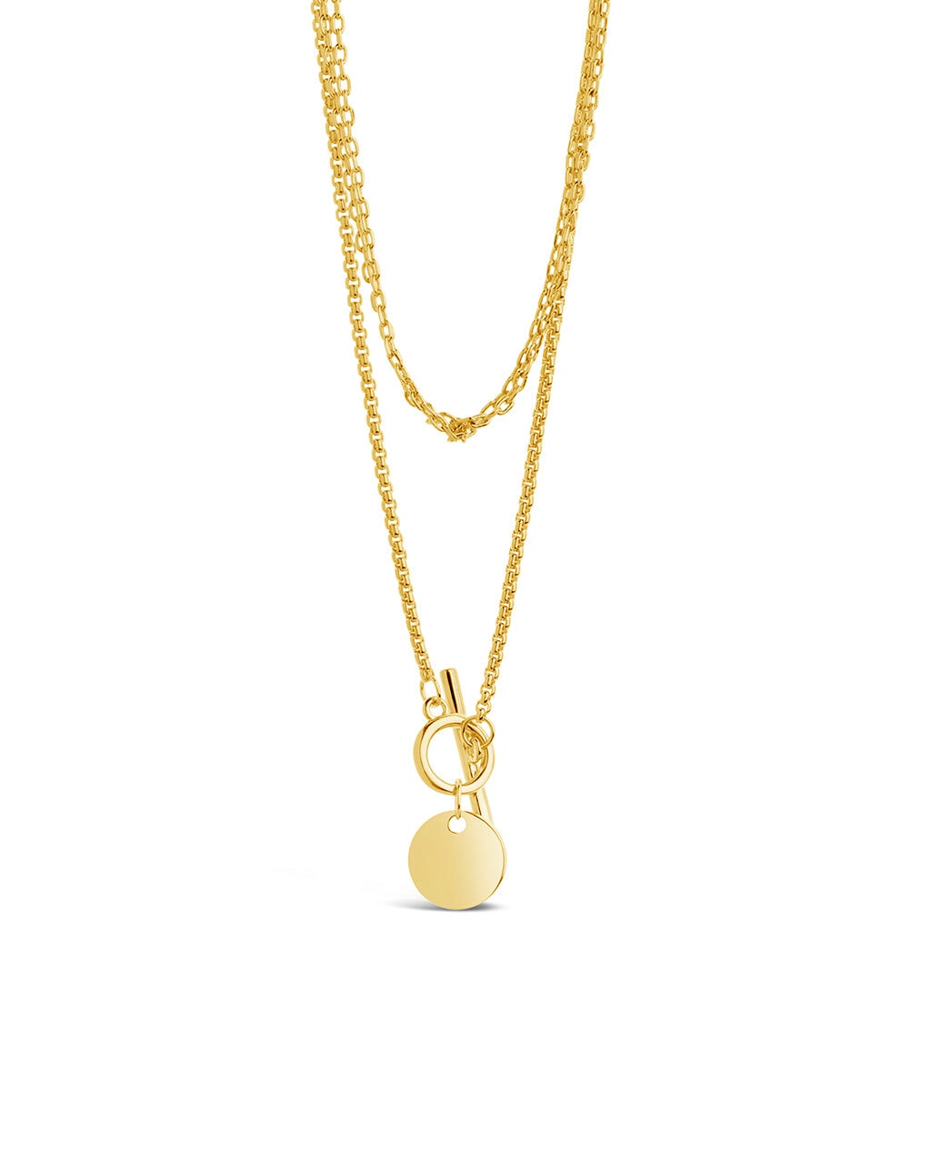 Larisa Layered Chain Necklace Necklace Sterling Forever 