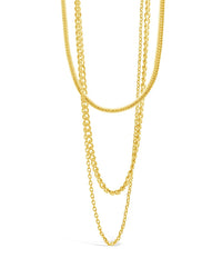 Brenna Layered Chain Necklace Necklace Sterling Forever 