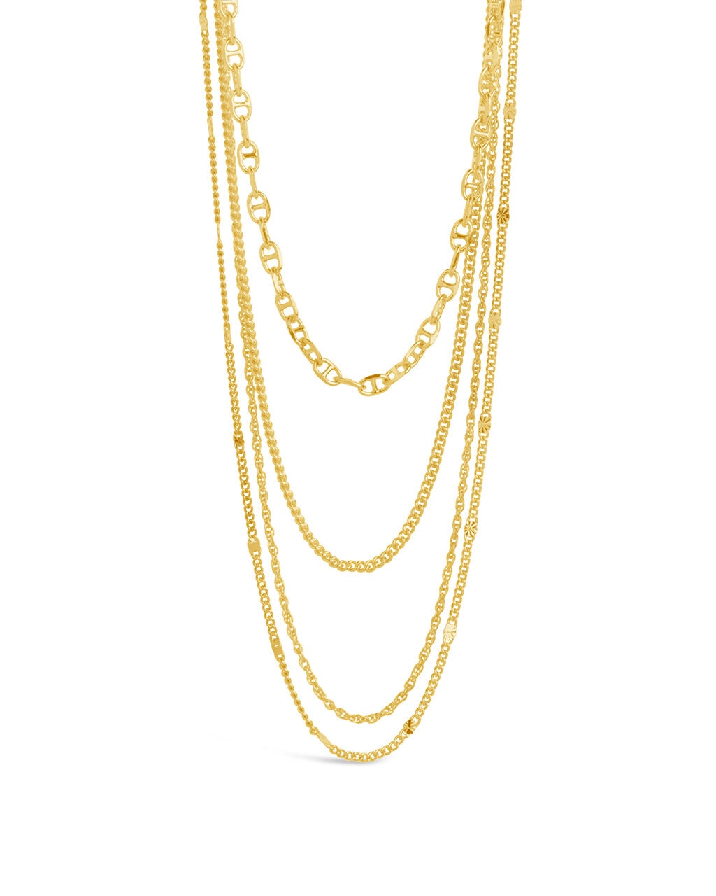 Lulu Layered Necklace Necklace Sterling Forever 