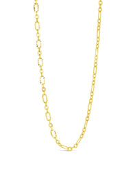 Elysia Delicate Mixed Link Chain Necklace - Sterling Forever