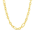 Elysia Delicate Mixed Link Chain Necklace - Sterling Forever