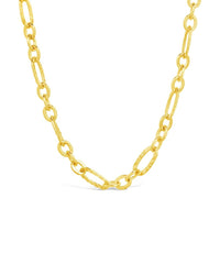Elysia Delicate Mixed Link Chain Necklace - Sterling Forever