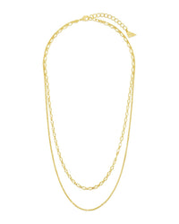 Serenity Layered Chain Necklace - Sterling Forever