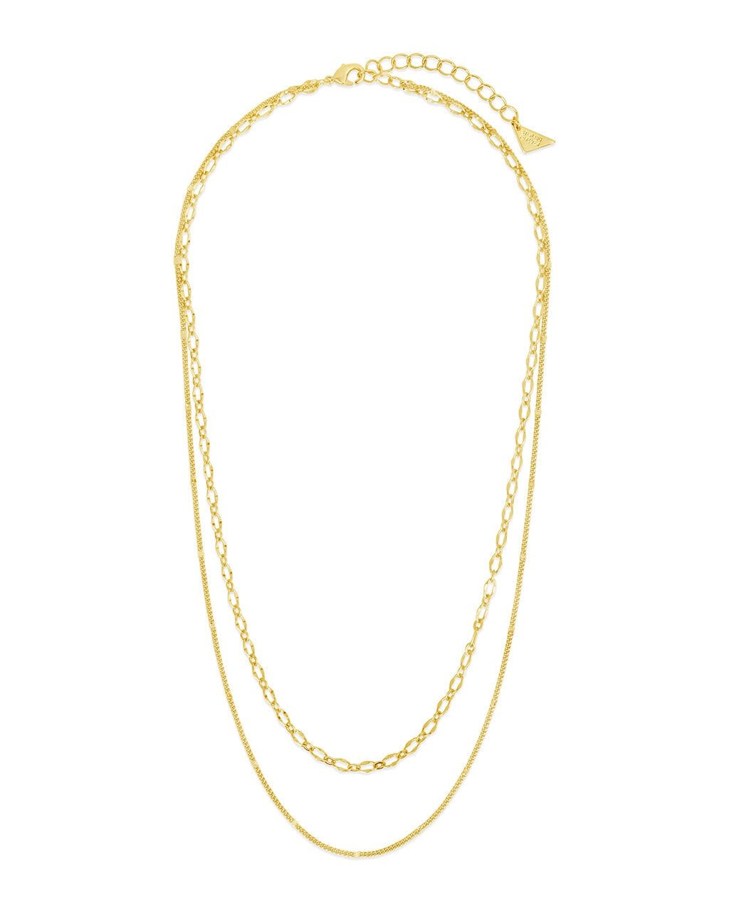 Serenity Layered Chain Necklace - Sterling Forever