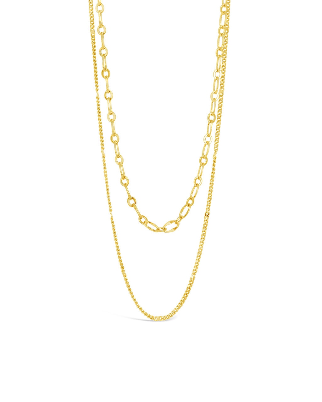 Serenity Layered Chain Necklace Necklace Sterling Forever 