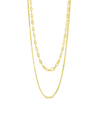 Serenity Layered Chain Necklace - Sterling Forever