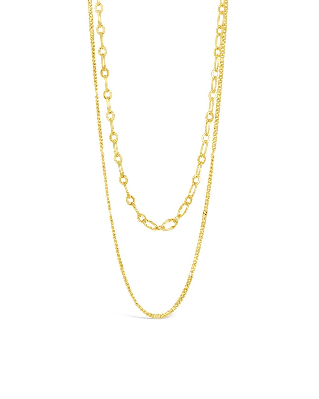 Serenity Layered Chain Necklace - Sterling Forever