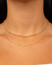 Serenity Layered Chain Necklace - Sterling Forever