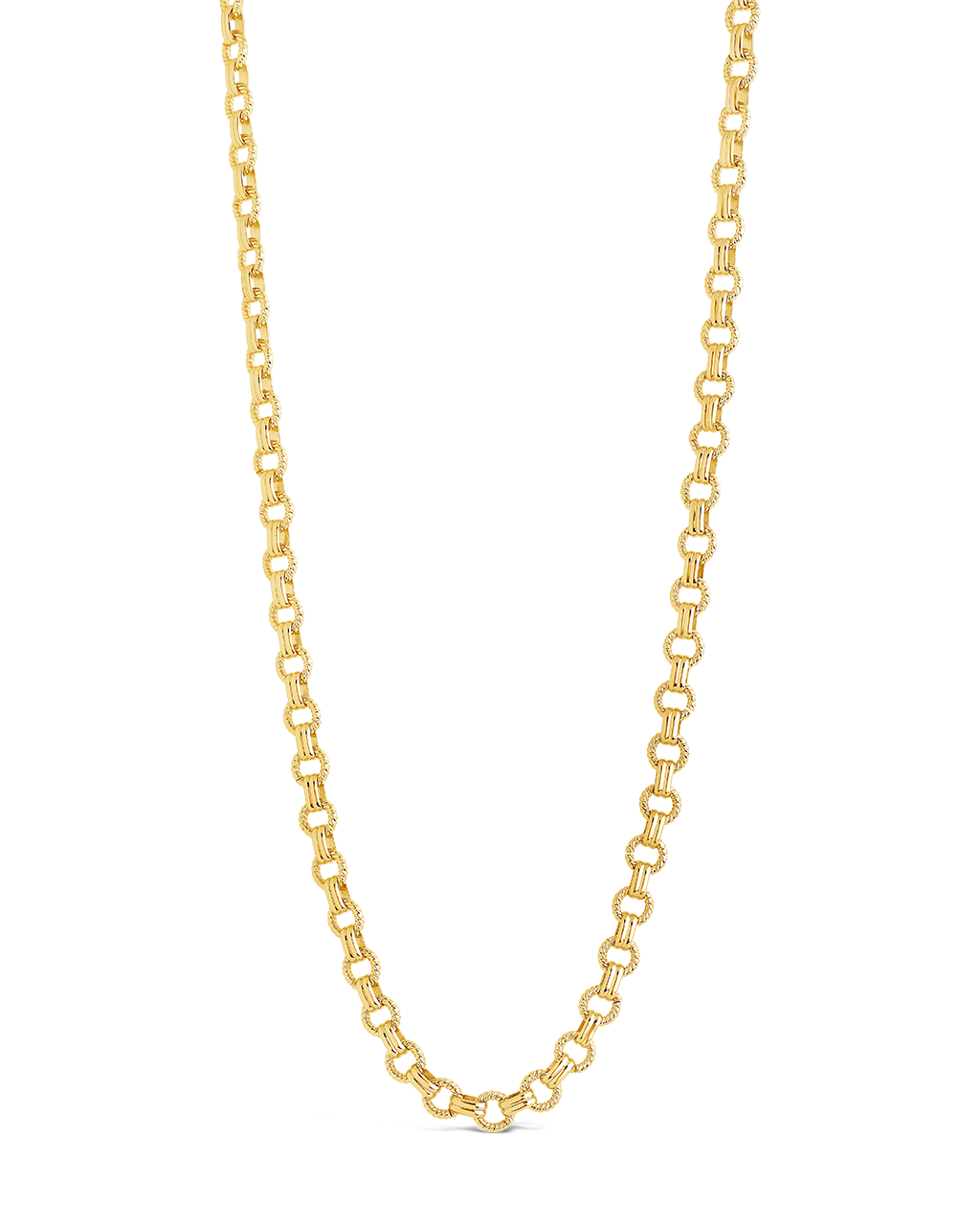 Parker Textured Chain Necklace