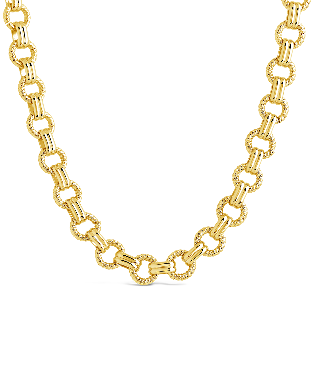 Parker Textured Chain Necklace