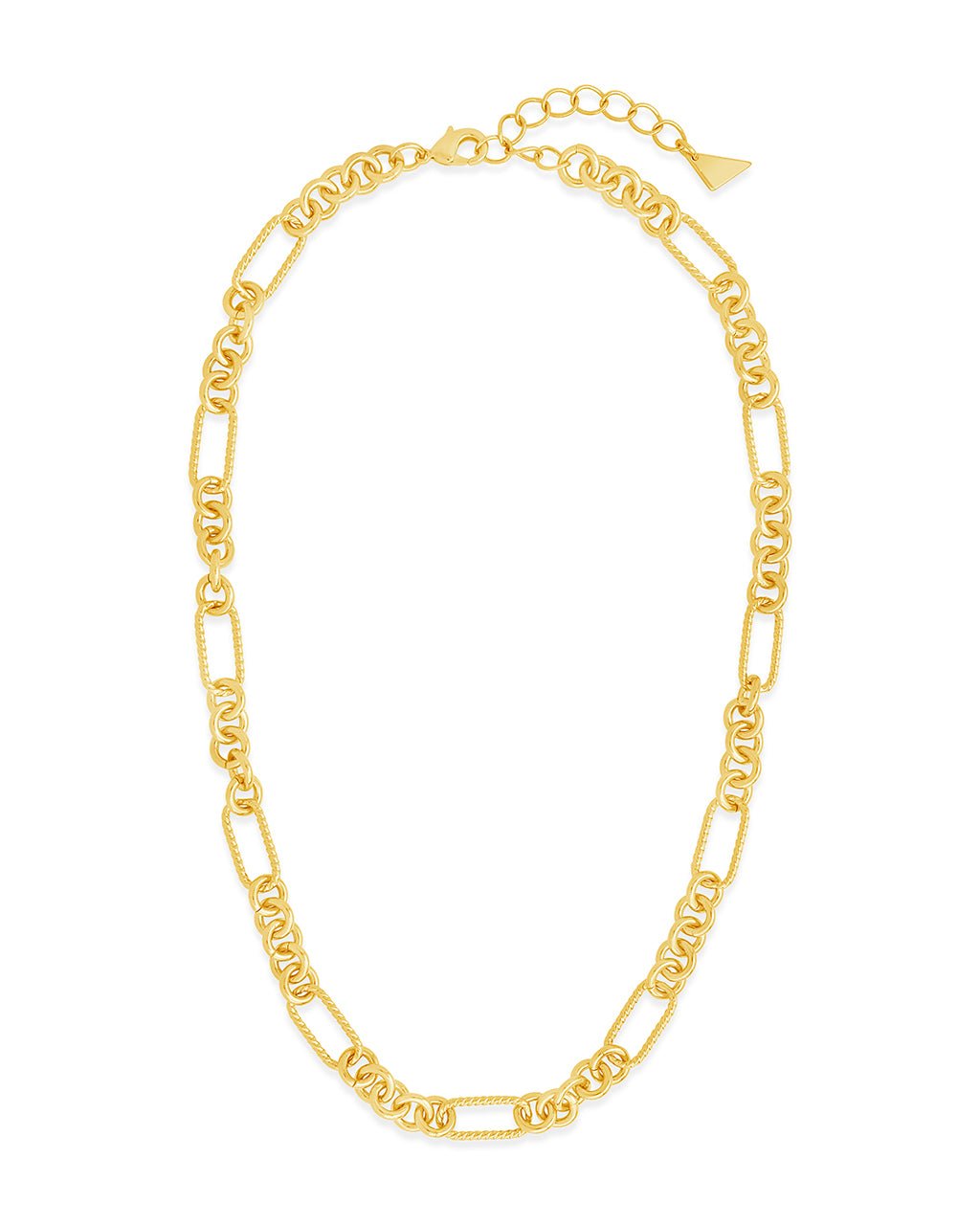 Fianna Mixed Chain Link Necklace - Sterling Forever