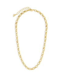 Kamora Textured Chain Link Necklace - Sterling Forever