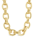 Kamora Textured Chain Link Necklace - Sterling Forever