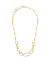 Holly Interlinked Halos Chain Necklace