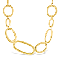 Holly Interlinked Halos Chain Necklace