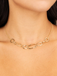 Holly Interlinked Halos Chain Necklace